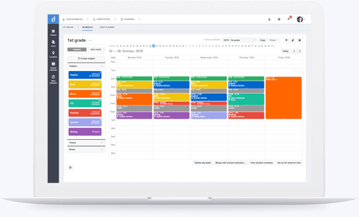 Docendo scheduling and timetabling software