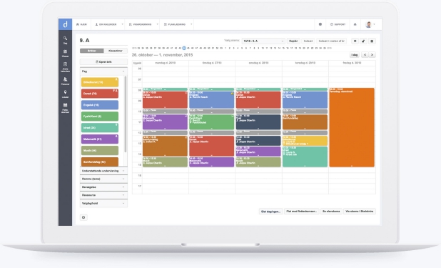 School schedule builder → Try Docendo timetabling for free